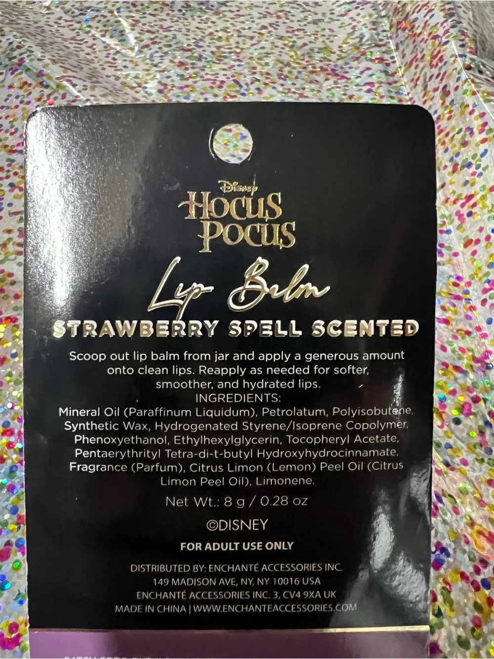 Disney Hocus Pocus Lip Balm with Character Packaging - Black Cauldron
